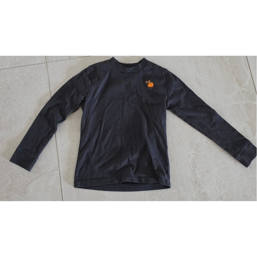 Abercrombie Kids Boy Halloween Moose Pumpkin Long Sleeve Tee
Black 7/8 whimsical